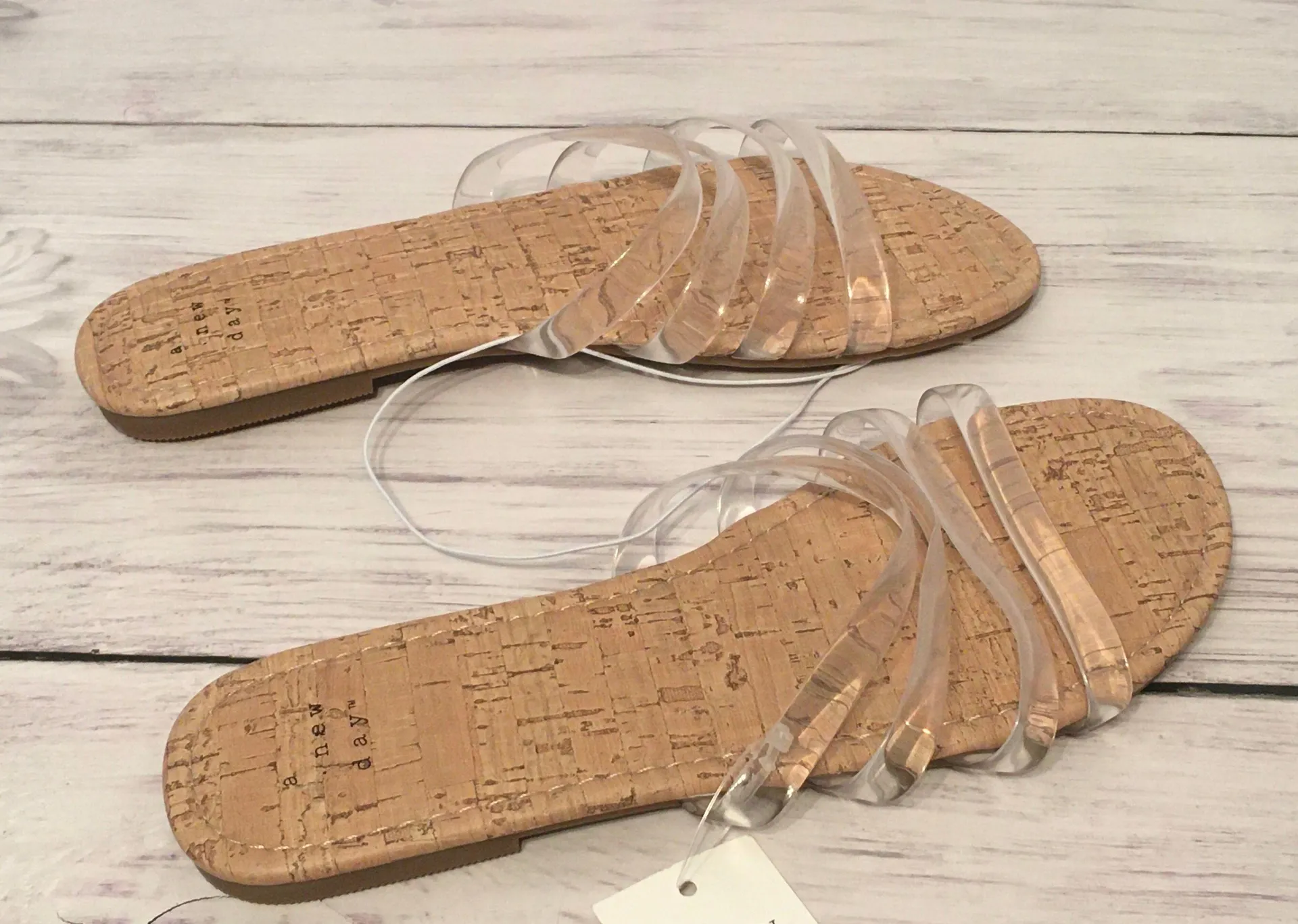 Summer Sandals, Size 7 1/2 Tan - Image 4