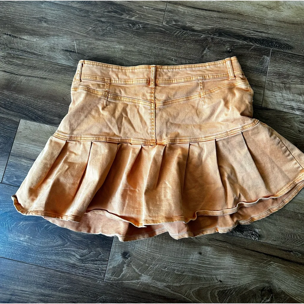 Wild fable size 16 orange jeans skirt - Image 3