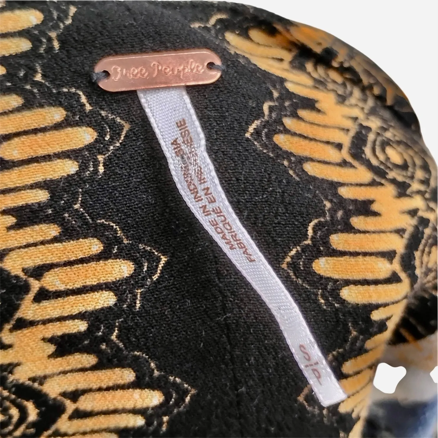 Free People Catch Me If You Can Leopard Geometric Dolman Tie Sleeve Top Small - Image 5