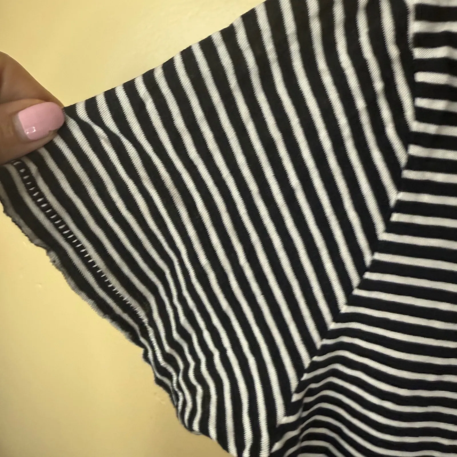 Nili Lotan Brady Tee Gray Black White‎ Striped Tee T - Image 7