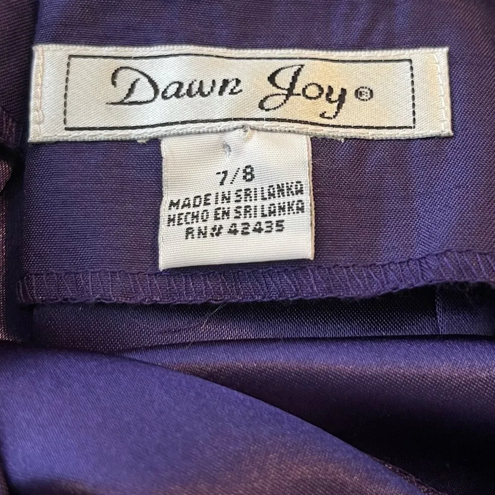Vintage Dawn‎ Joy 3 Piece Skirt Set Purple Size undefined - Image 9