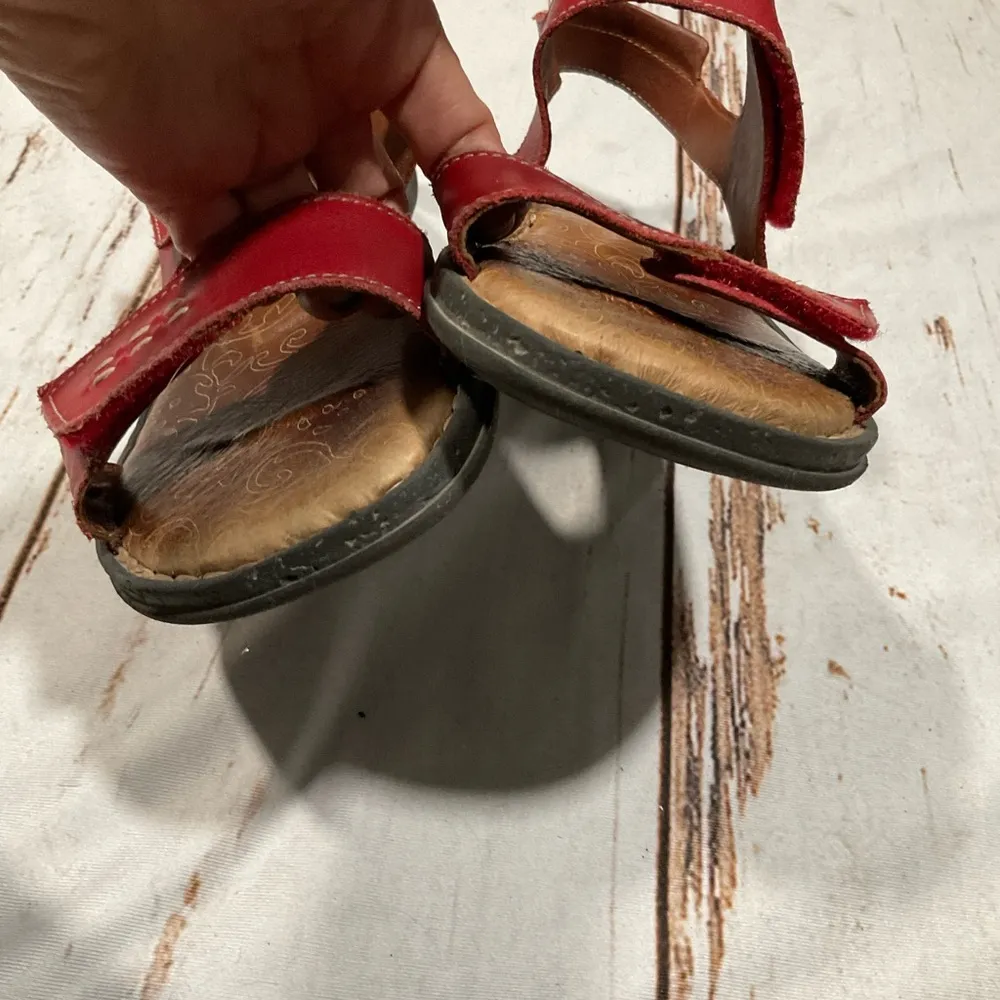 JOSEF SEIBEL LEATHER SANDALS Size 8 - Image 3