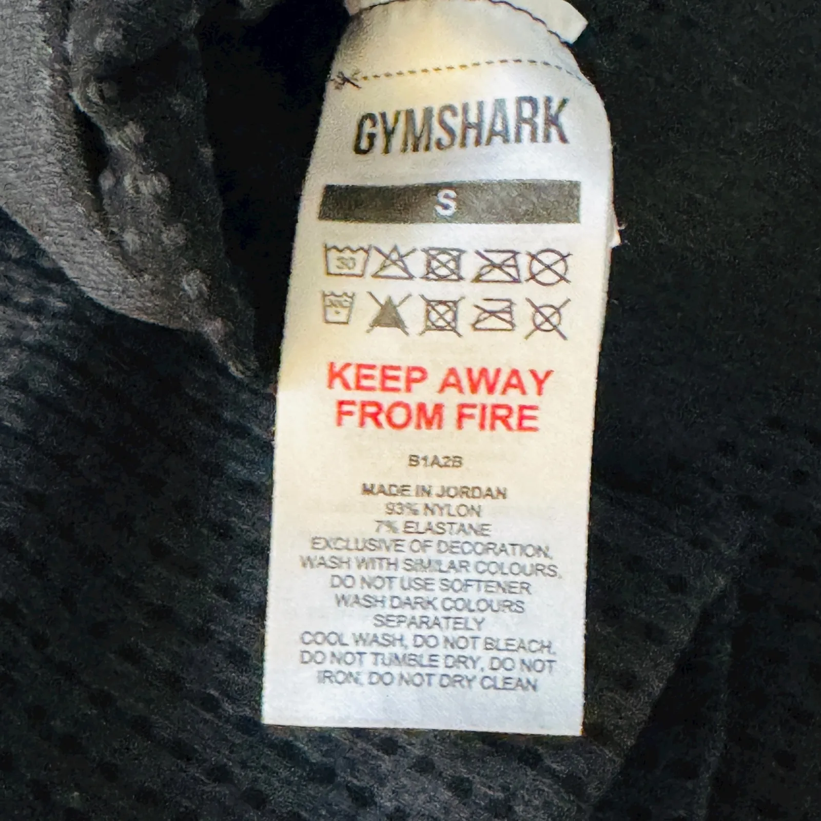 Gymshark Seamless Leggings Black High Waisted Workout Athleisure‎ Sz S Butt - Image 3