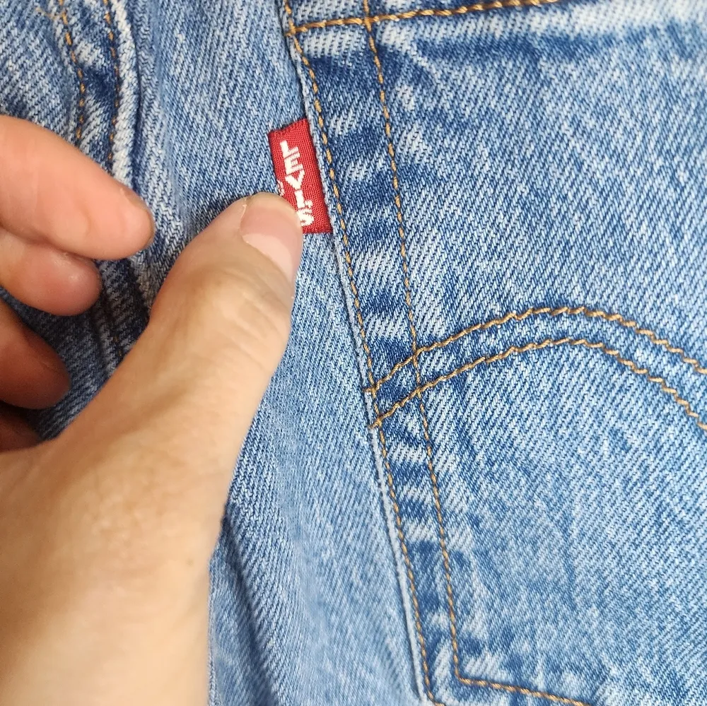 Levi's Wedgie Straight Jeans Size 27 High Rise Straight Leg - Image 4