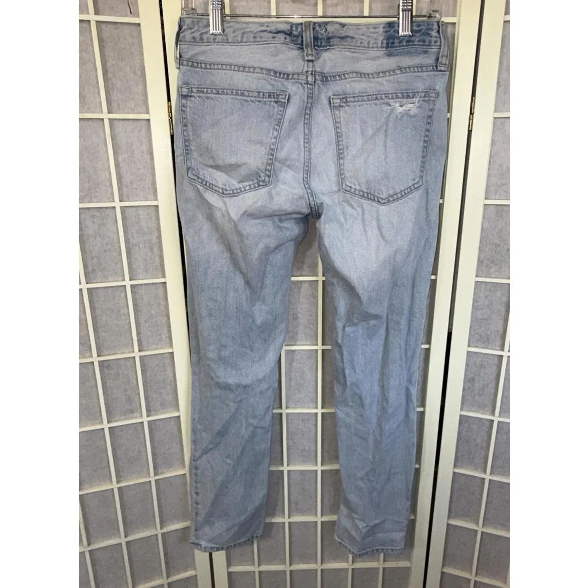 Abercrombie And Fitch Ames Slim Boyfriend Size 27/4 Distressed Y2k Jeans - Image 2