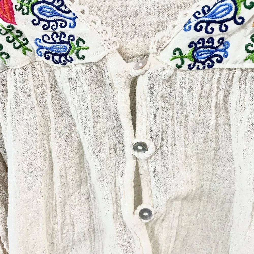 Jen's Pirate Booty Paradise Belen Long Sleeve Top Size S - Image 4