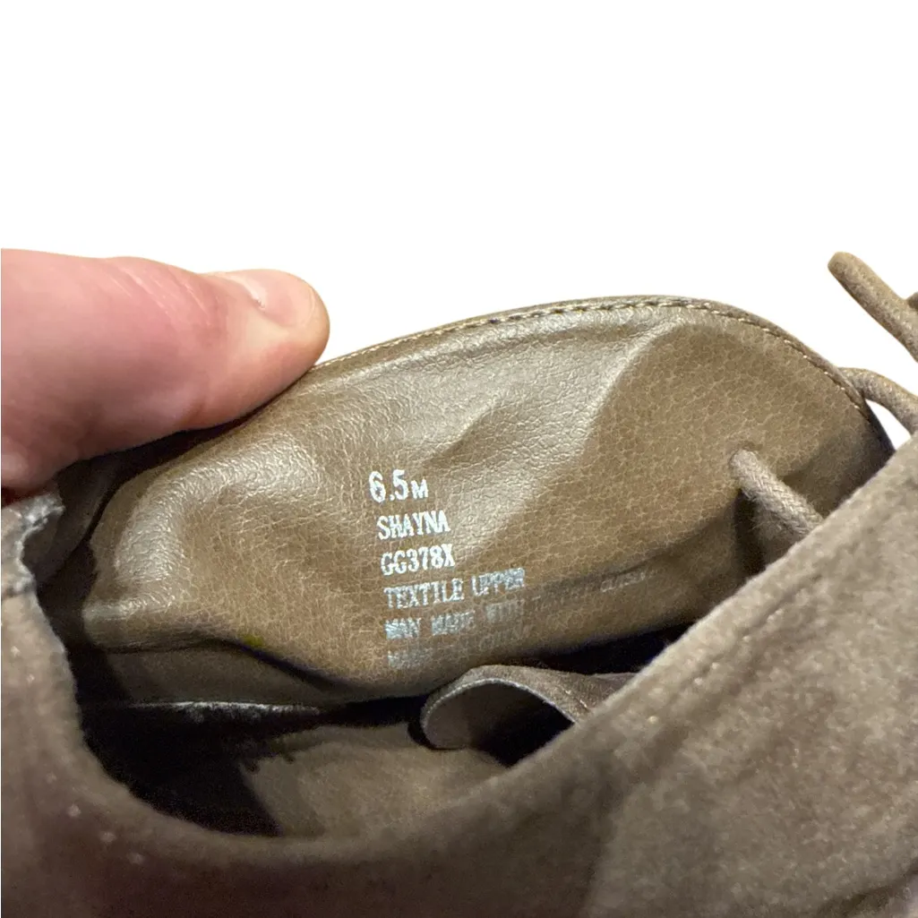 Mia Women's Shawna Western Brown Faux Suede Lace Up Cone Heel Ankle
Boots - Image 5