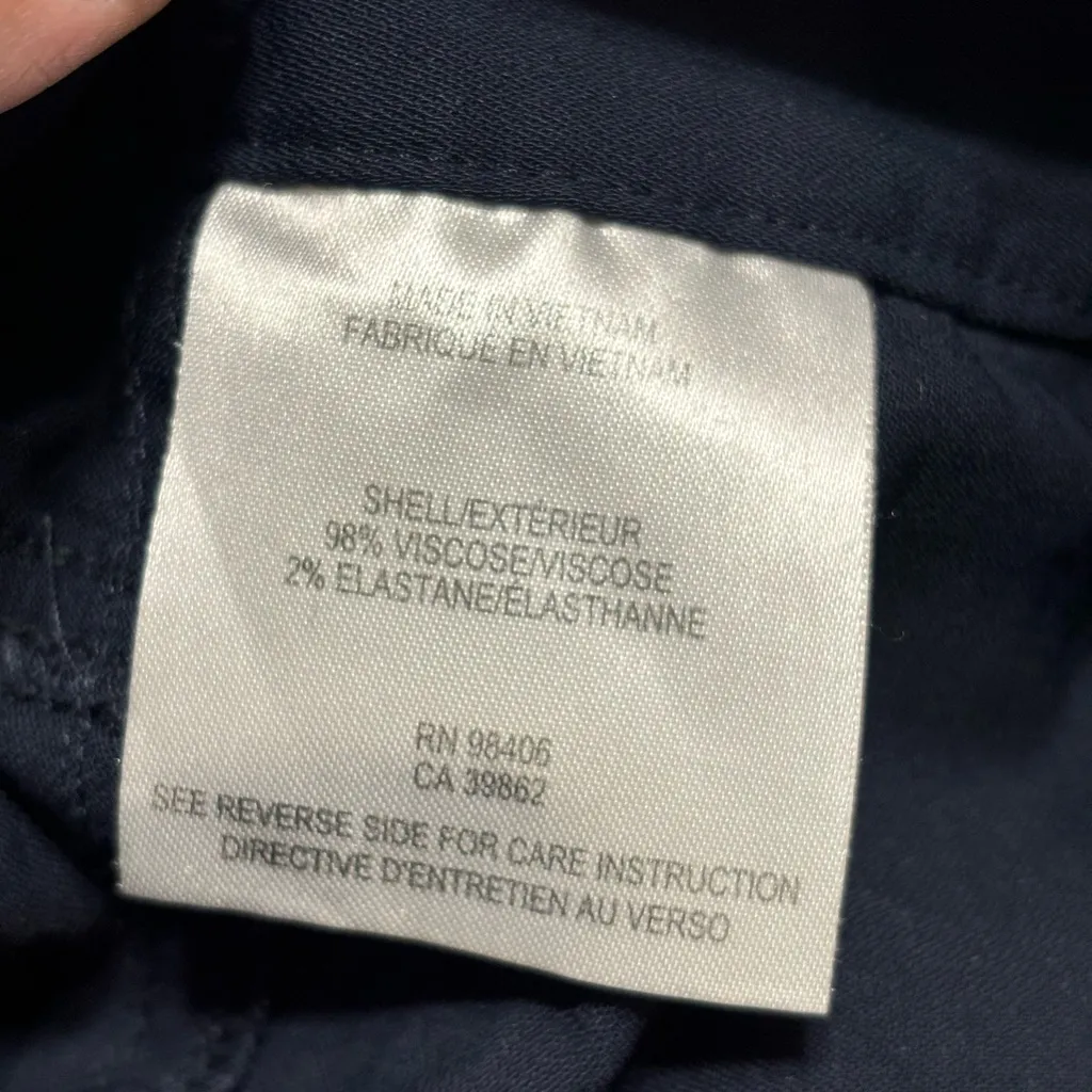 Theory Blue Ankle Cropped Pants‎ Size 4 - Image 5