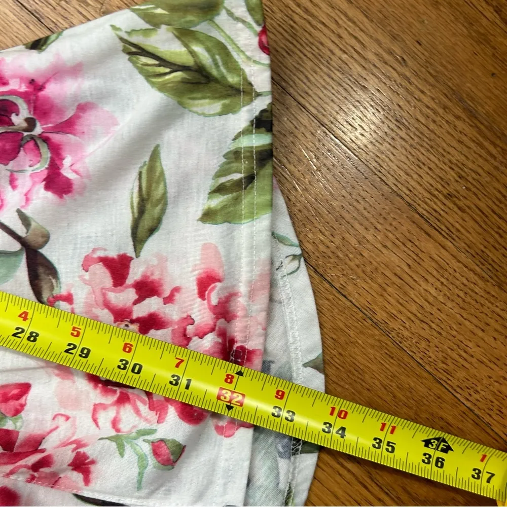 Show Me Your MUMU | Gardens Of Bloom Brie Robe Bridal White Pink Floral Size OS - Image 7