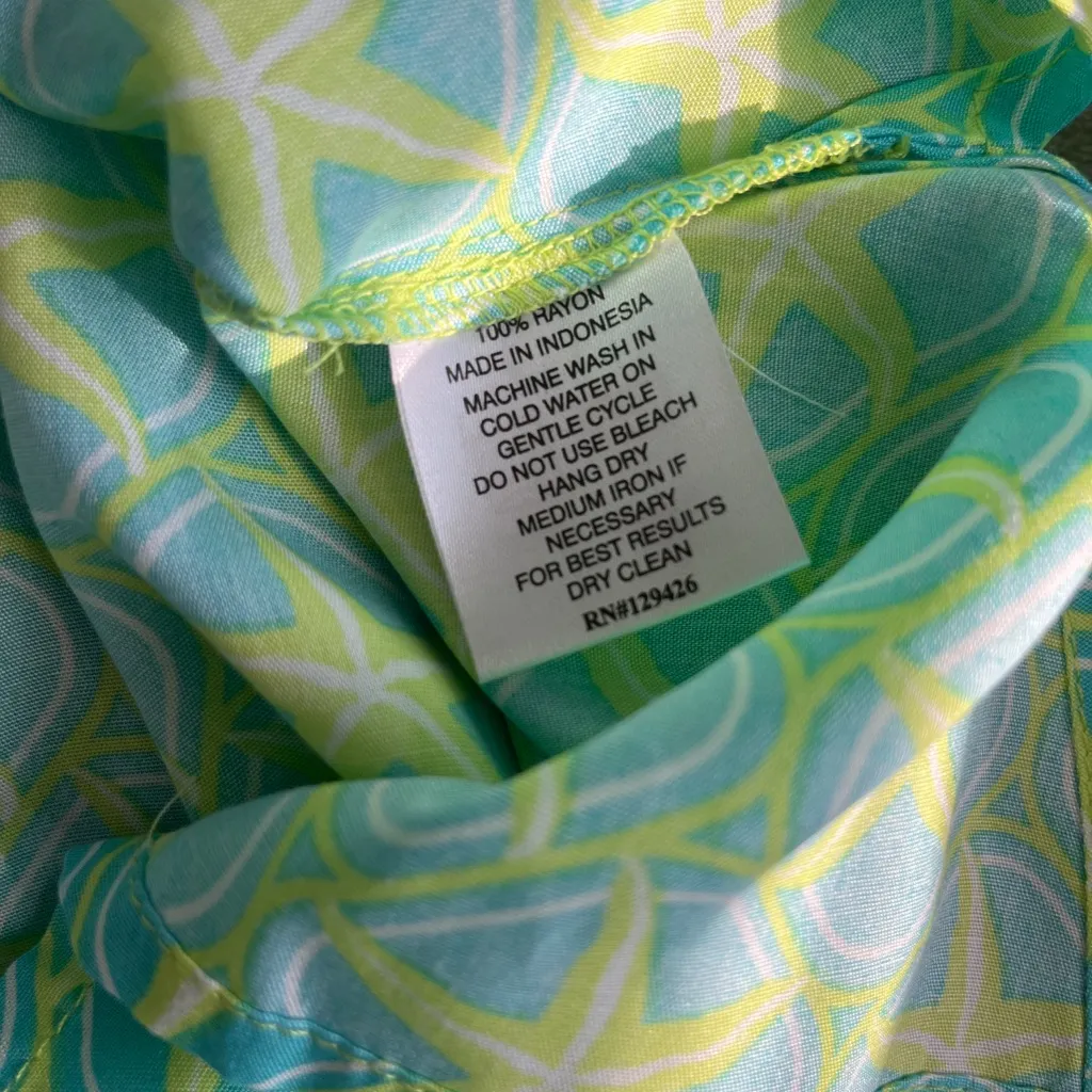 NWT ESCAPADA Starfish Rayon 3/4 Button Sleeve Milan Top Blouse Women’s Medium - Image 8