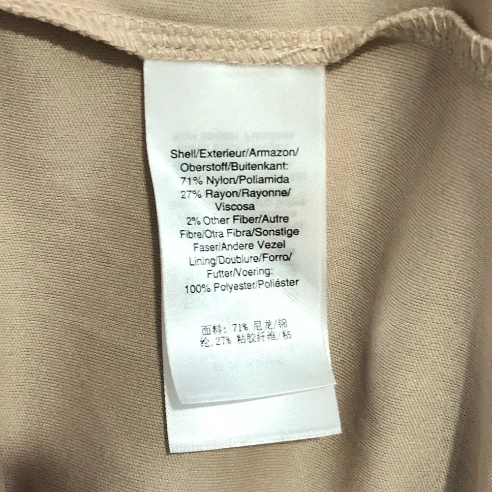 DKNY Lace Ruched 3/4 Sleeve Cocktail Dress Black 4 - Image 8