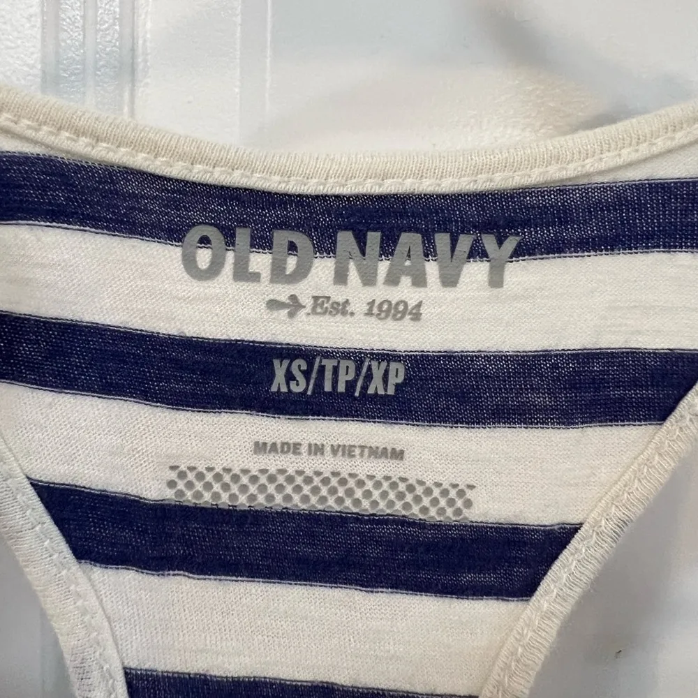 Old Navy woman’s size x-small striped tank top - Image 2