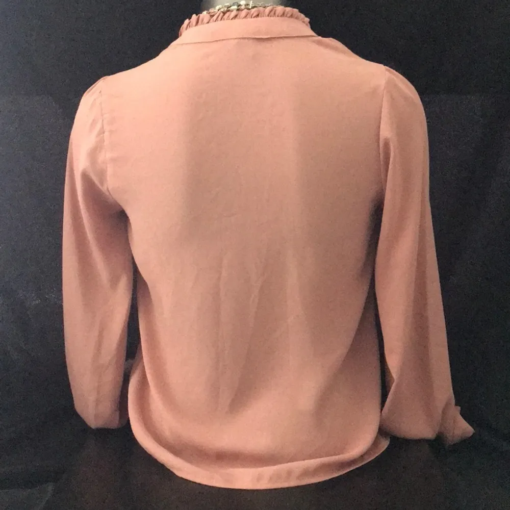 Forever 21 Women’s Woven Long Sleeve Dress Blouse Size Small NWOT - Image 2