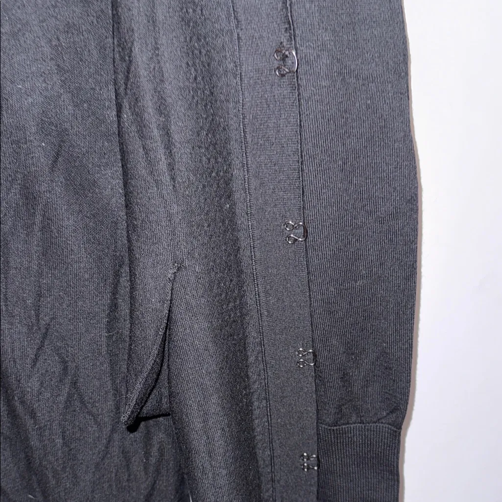 Tory Burch Black Cardigan with Sequin Trim - Image 4