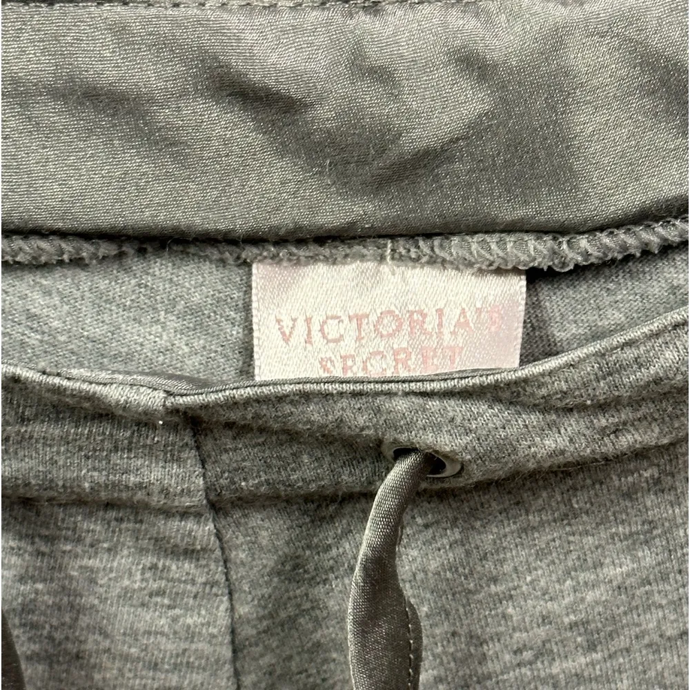 Victorias Secret Gray Wide Leg Drawstring Loungewear Pajama PJ Pants Womens XL - Image 9
