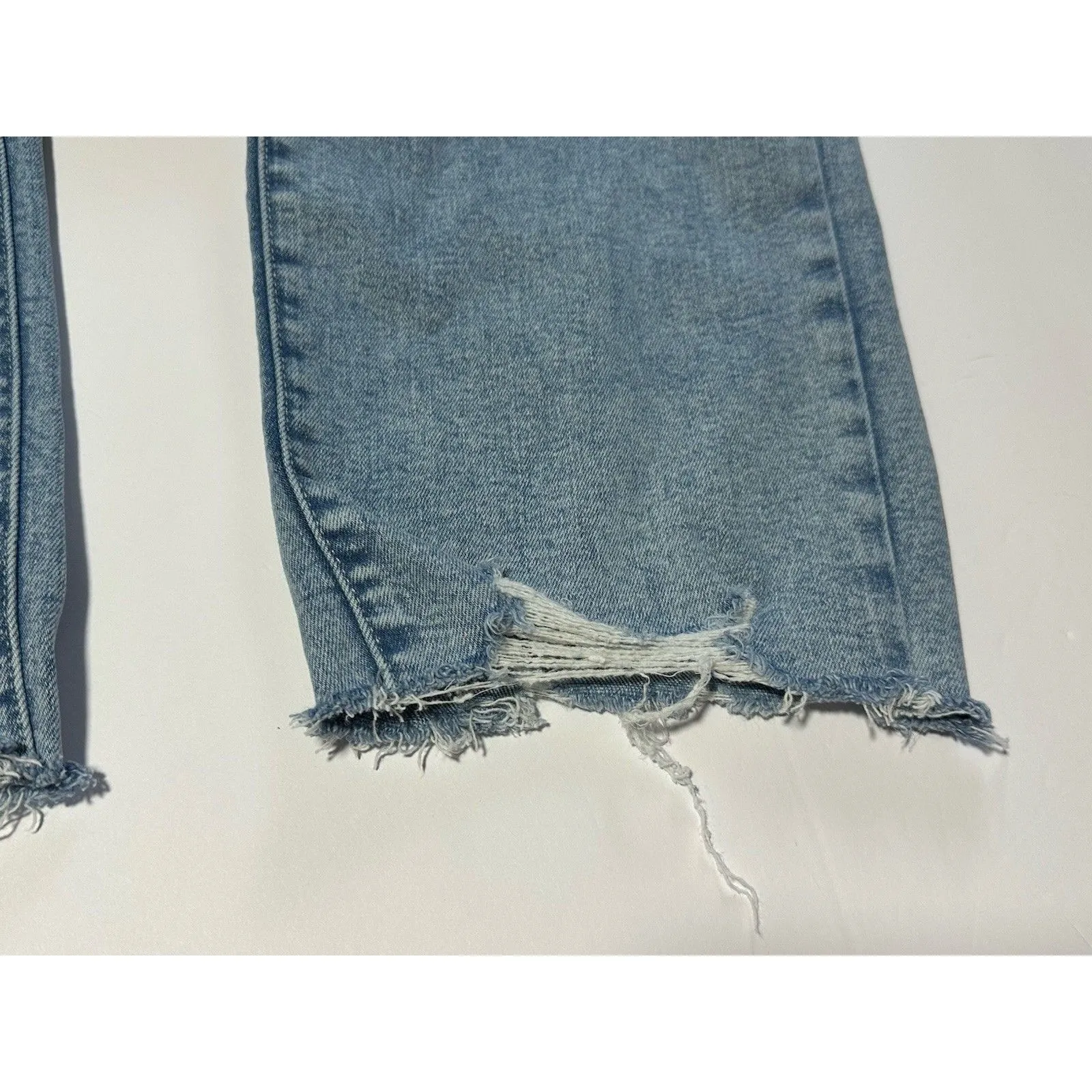 a.n.a High-Rise Straight Leg Distressed Jeans, Women's Size 18 - Image 9