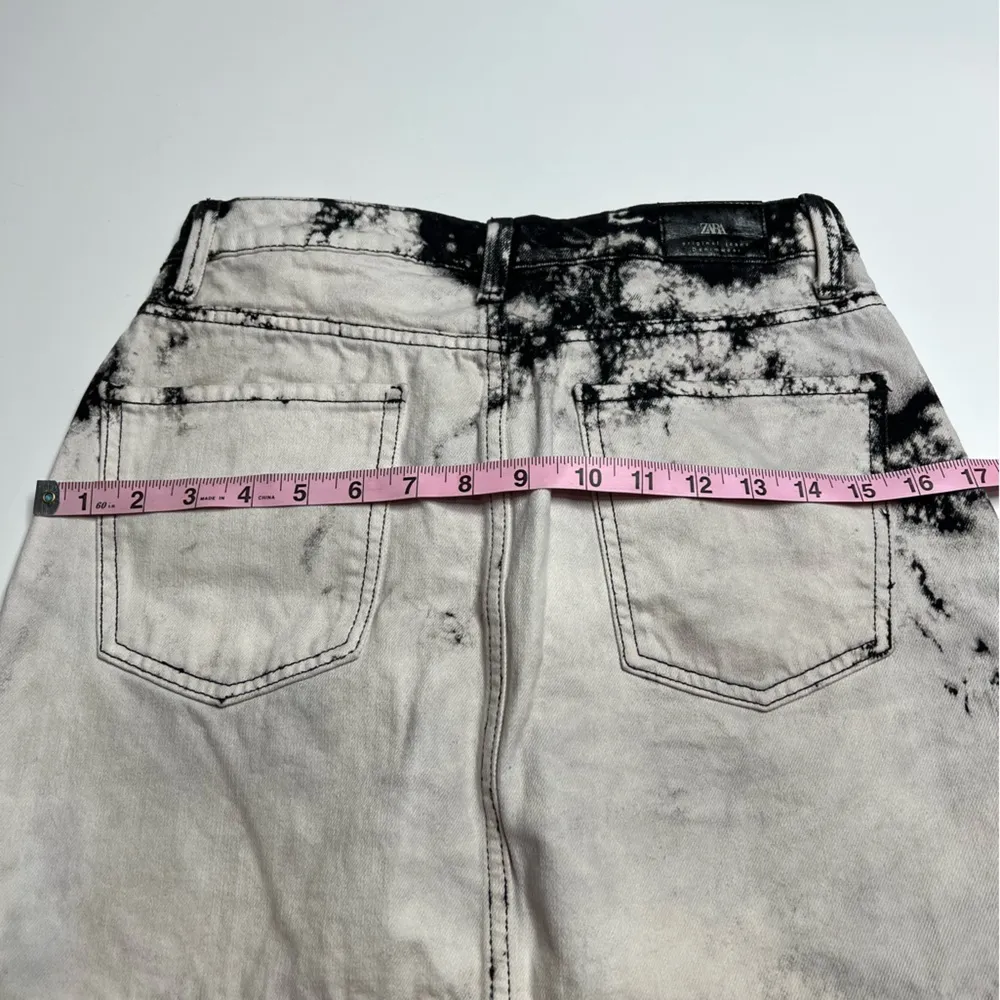 Zara tye dye denim skirt small - Image 7