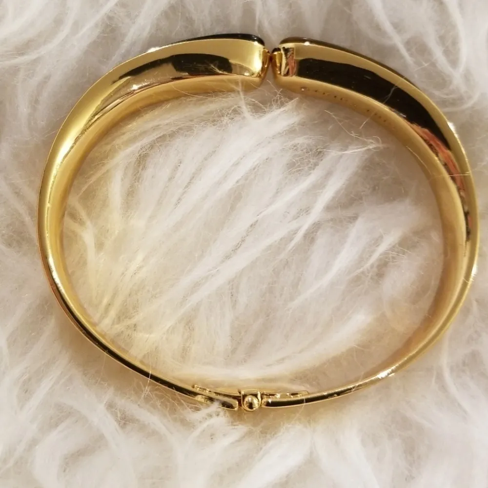 💕TRINA TURK💕 Black Tortoise Hinge Bracelet - Image 5