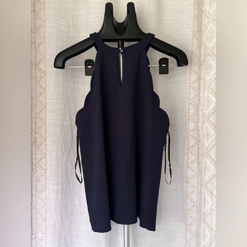 Scallop Edge Tank Monteau- Navy XL - Image 2