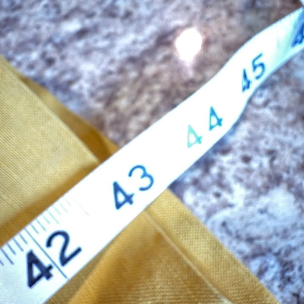 Kasper Yellow Cropped Ankle Pants - Image 6