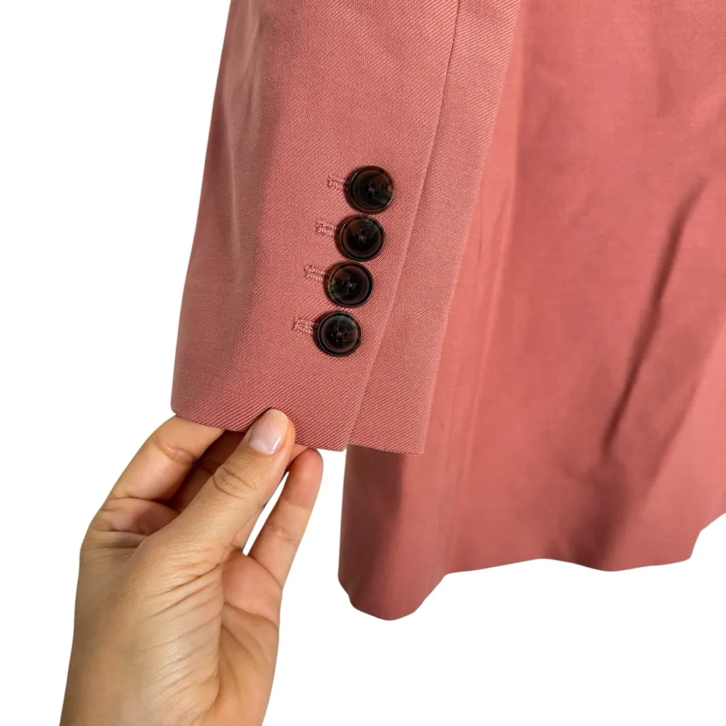 Rebecca Taylor Double-Breasted Gabardine Blazer - Image 7