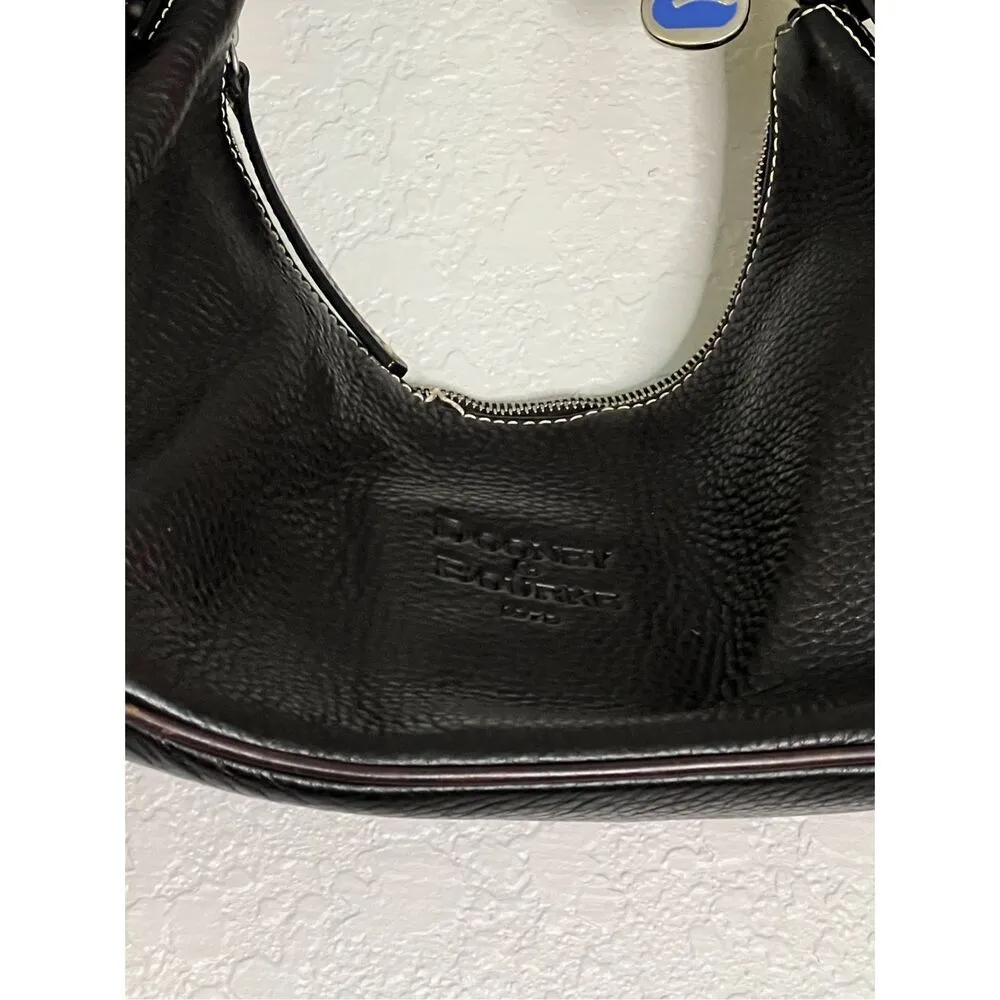 DOONEY &  BOURKE 1975 Small East West Hobo Shoulder Bag  Leather - Image 2