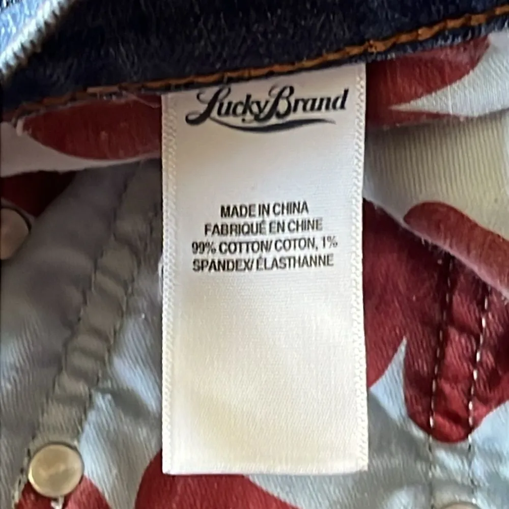 Lucky Brand Womens Jeans Sweet N' Crop Blue Denim - Image 7