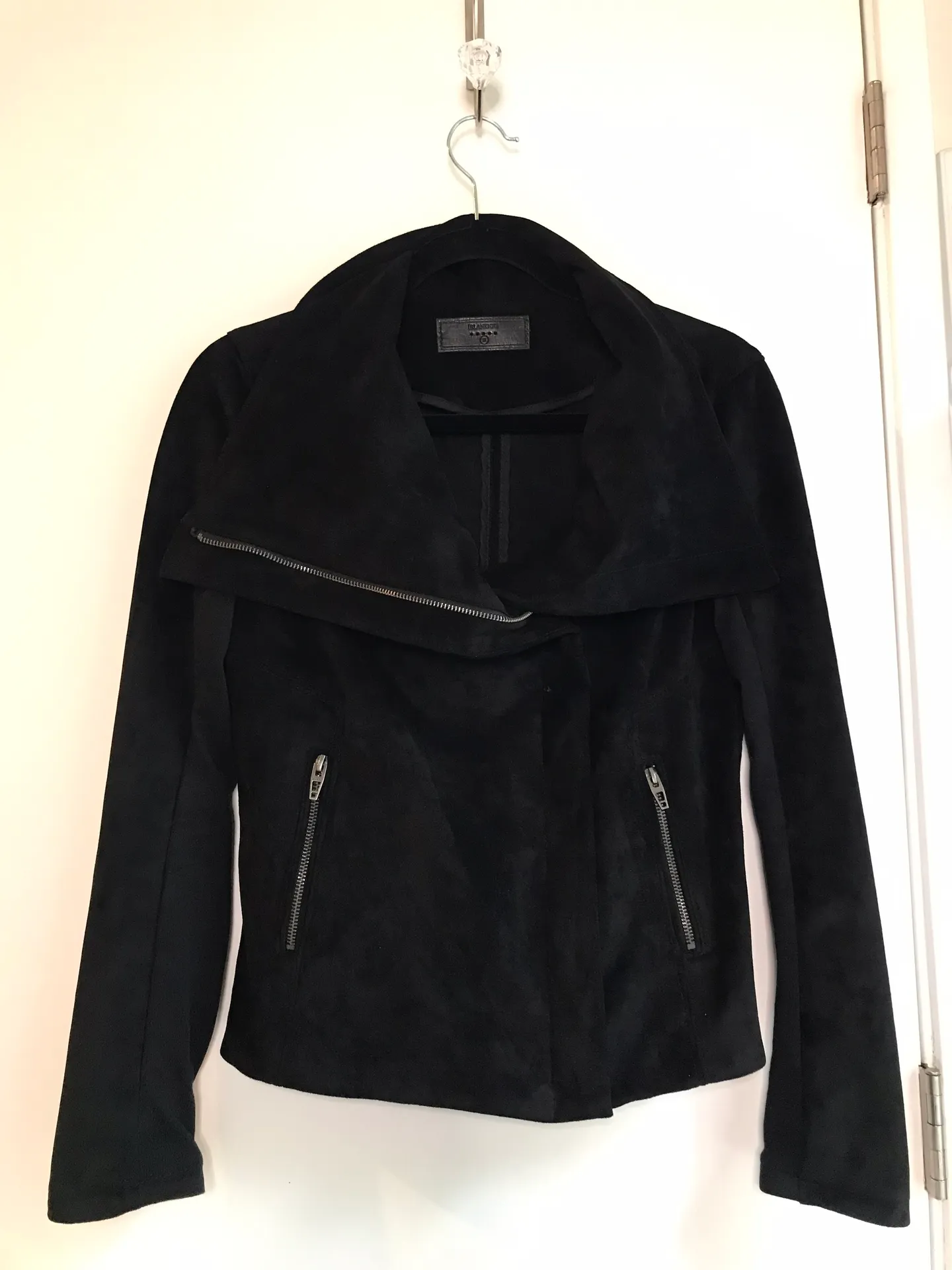 BLANK NYC Faux Suede Moto Jacket - Image 5