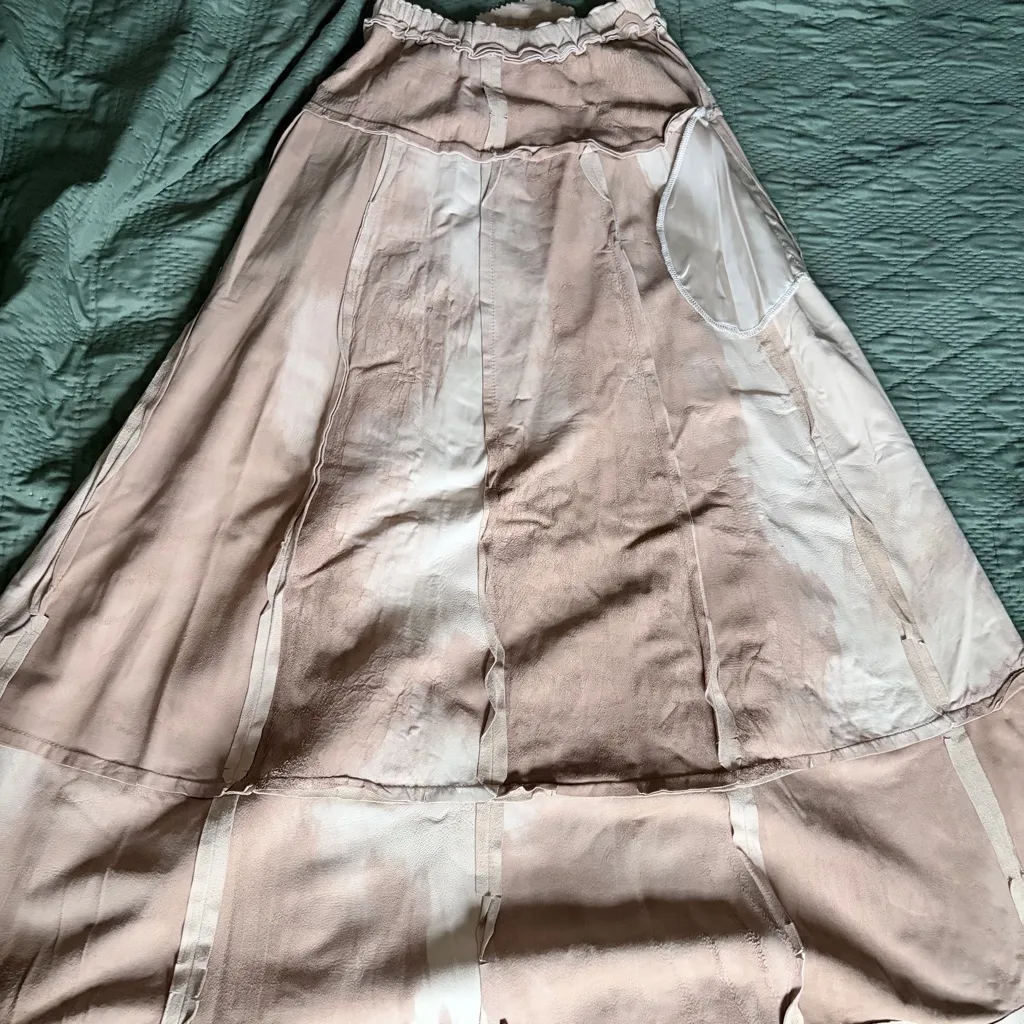 Vintage Char & Sher Suede Skirt Tan - Image 7