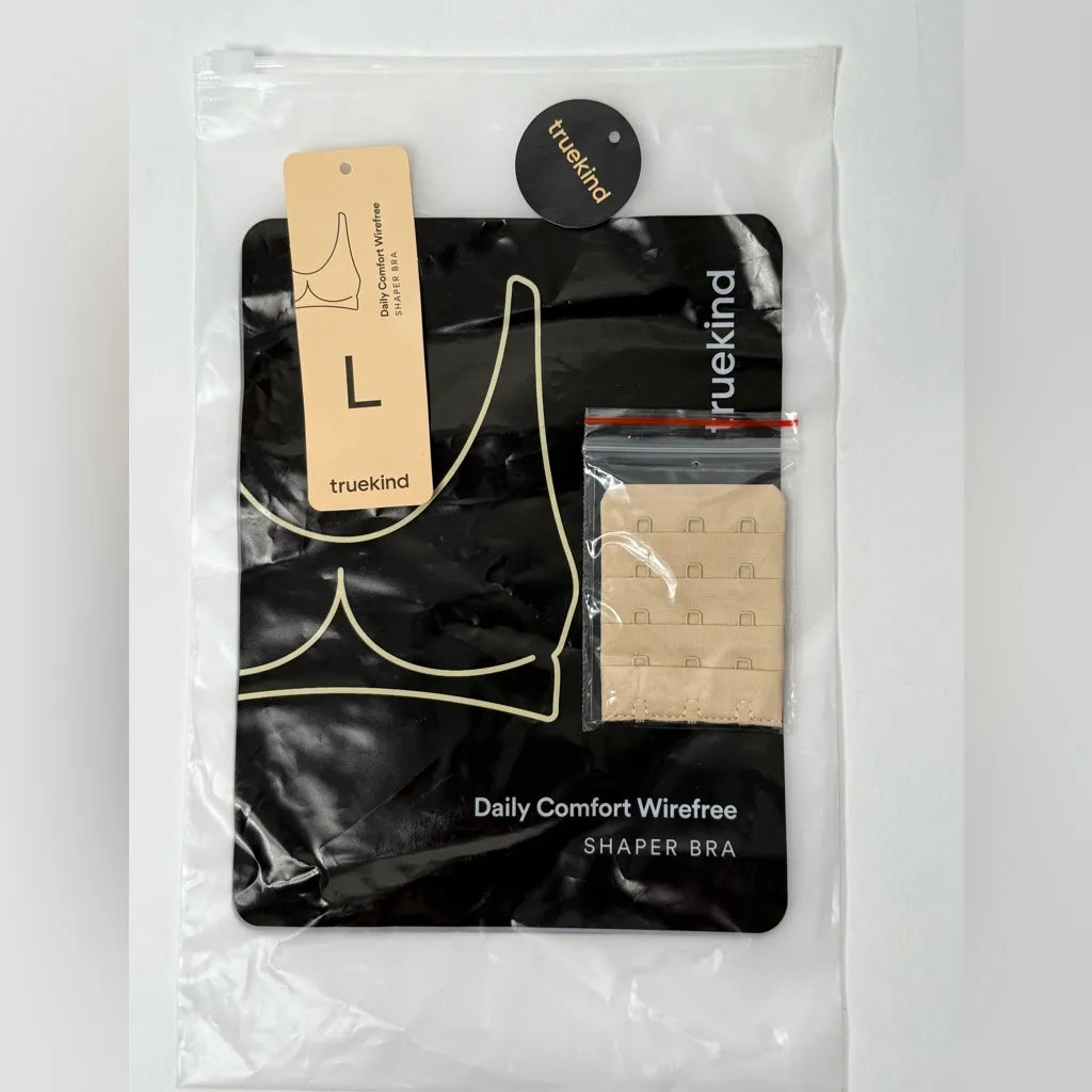 Truekind‎ Bra Extender Only No Bra Beige 3 Hook Extra Coverage Nylon Spandex New Size undefined - Image 3