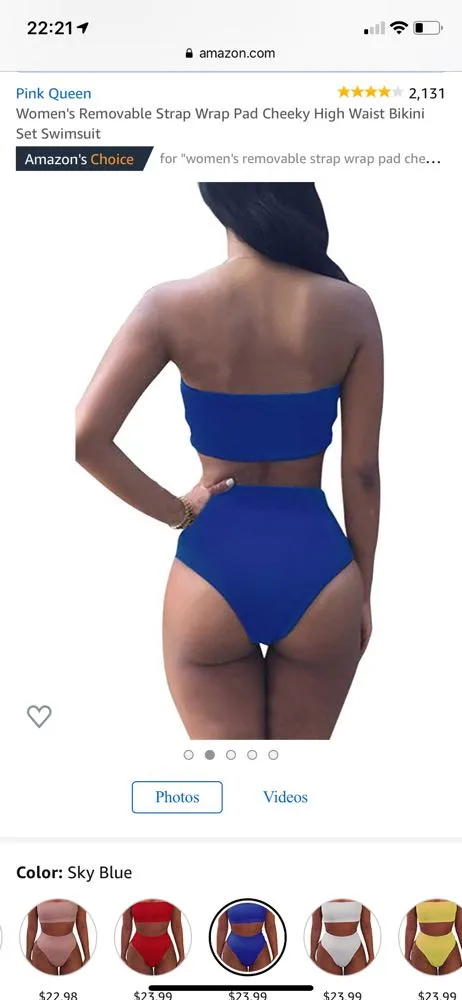 Amazon Cobalt Blue Bikini - Image 6