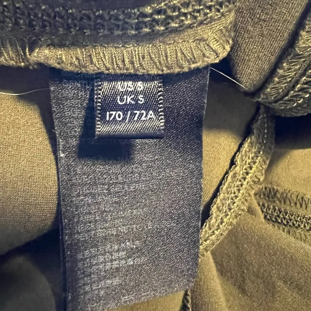 Anthropologie Pant Small Essential Crop Flare Green - Image 5