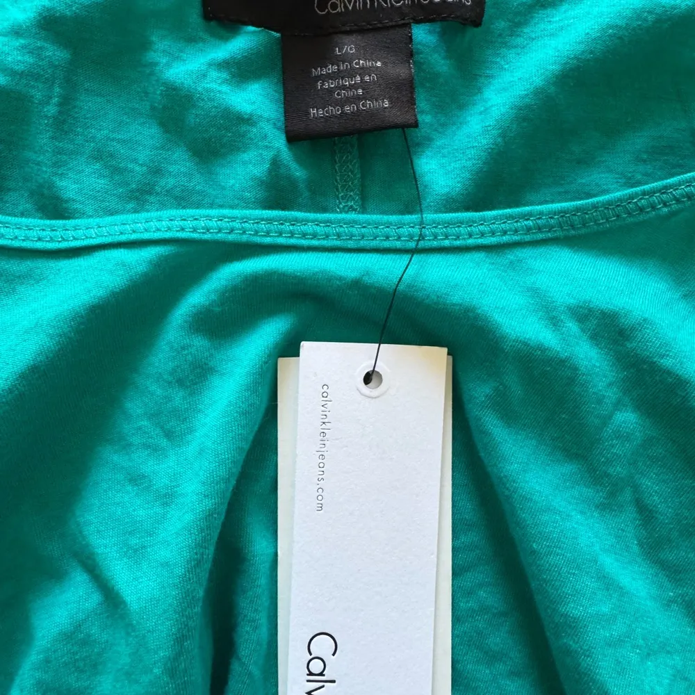 Calvin Klein Jeans Teal Athletic Tank Top (NWT) Green Size L - Image 3