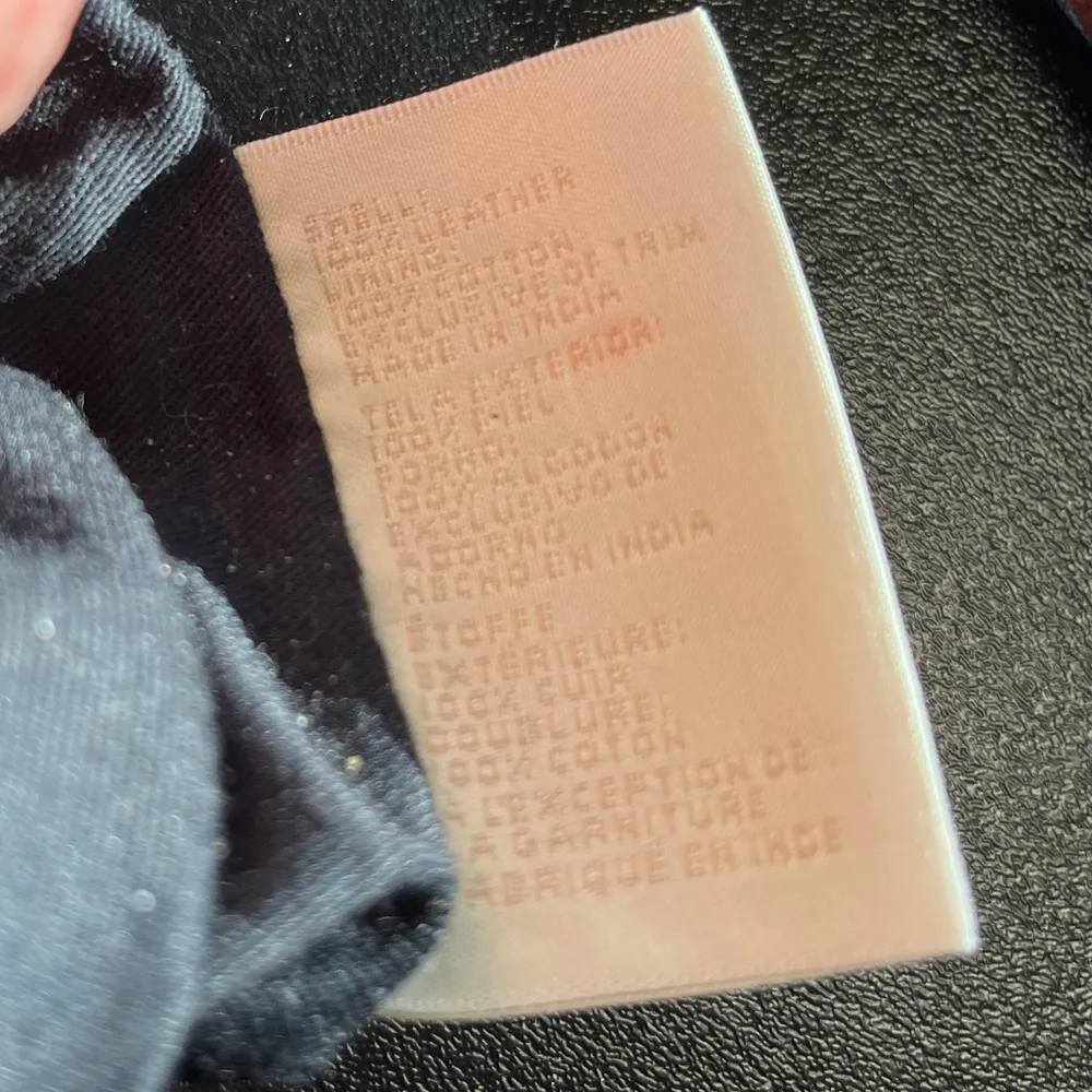 Chico's Crisscross Crossbody Leather Bag Brown and Black Cord - Image 10