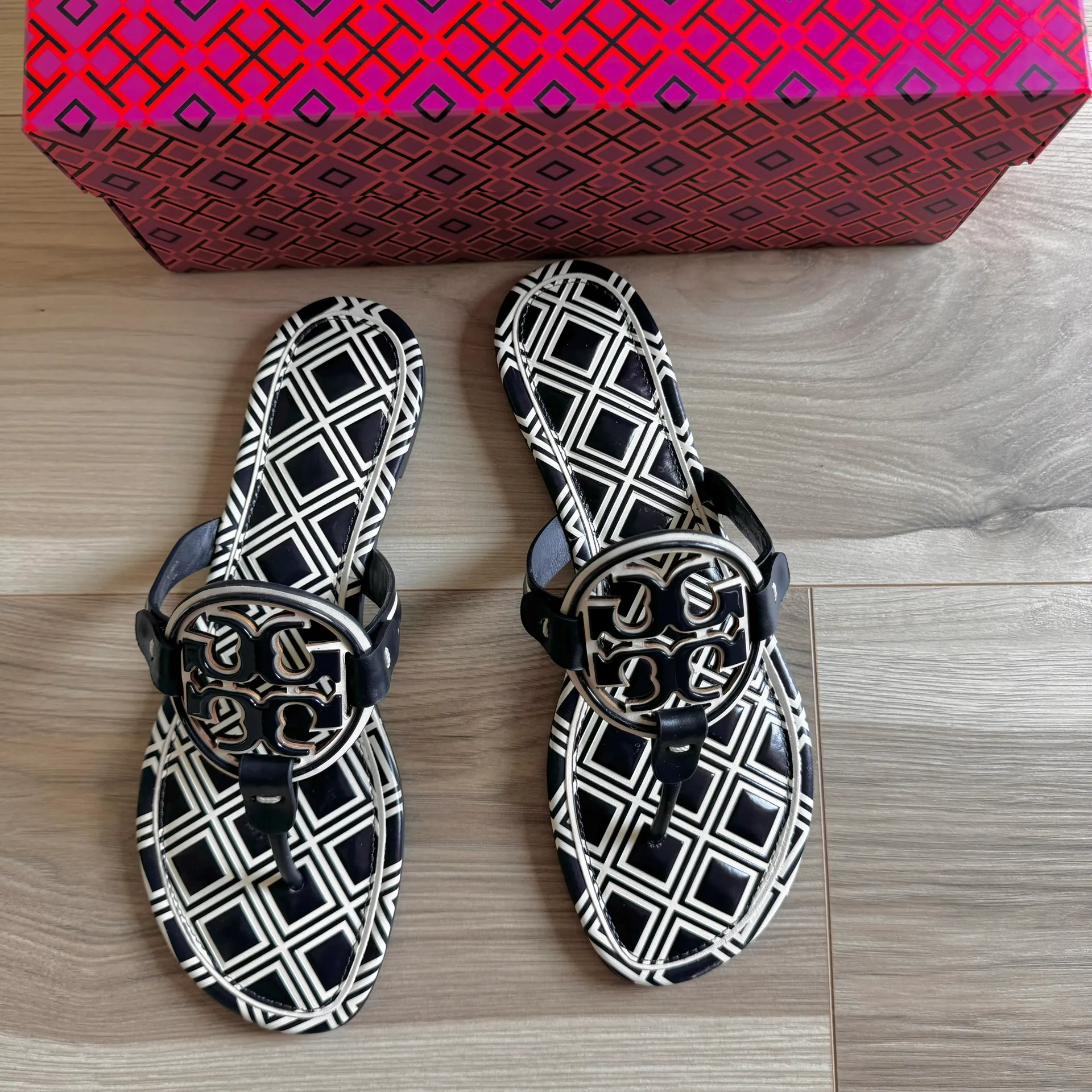 Miller Metal Sandals Navy 8.5 - Image 7