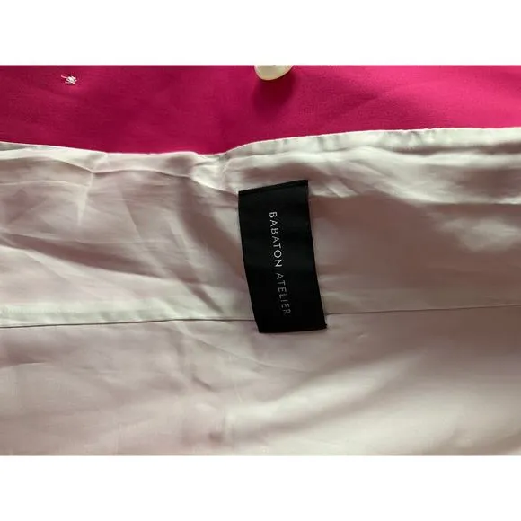 Aritzia Babaton Samuel Blazer size‎ 4 Hot Pink No belt - Image 9