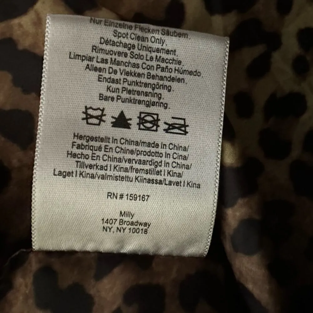 MILLY Black Faux Leather Puffer Jacket - Image 10