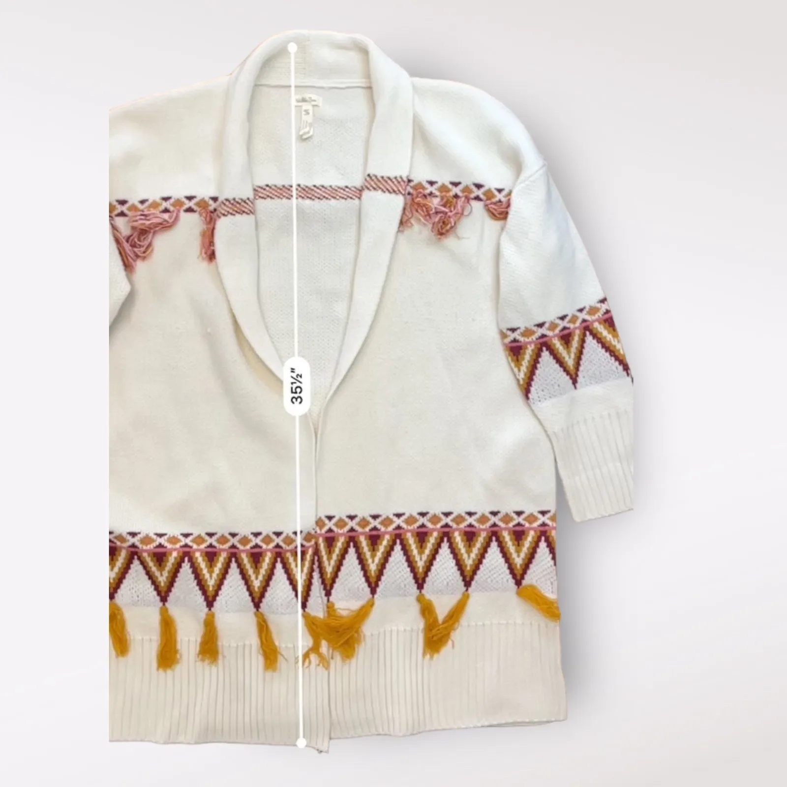 Matilda Jane Moments With You Gingersnap Tassel Cardigan Sweater Size M‎ - Image 5