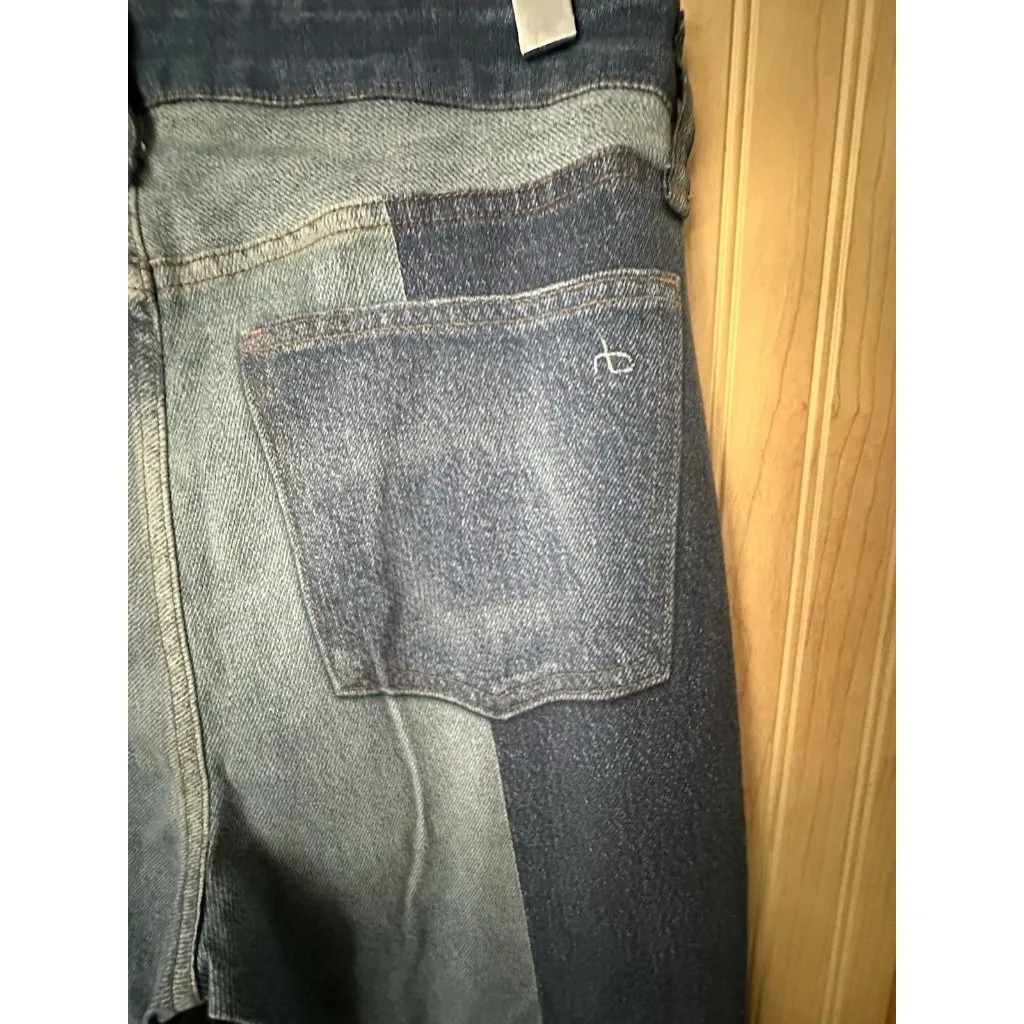 $325 Rag & Bone Women's Blue Nina Miramar Stretch Cigarette Jeans Pants Size 27 - Image 8