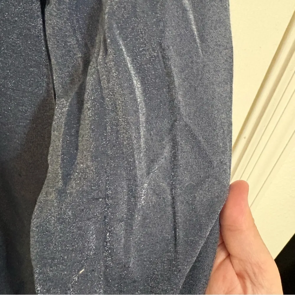 Club Monaco  Shiny Roll Turtle Neck Long Sleeve - Image 3