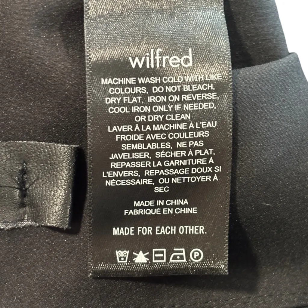 Wilfred Aritzia Faux Leather High Rise Cargo Jogger Ankle Women's Pants Size 2 - Image 8