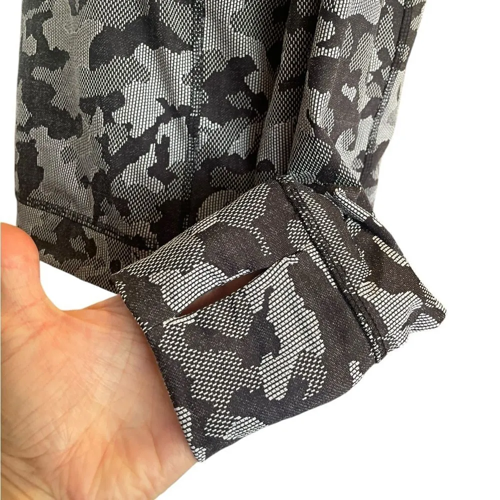 Spyder Active Quick Dri Pullover Top Womens Size Small Quarter Zip Camouflage - Image 7