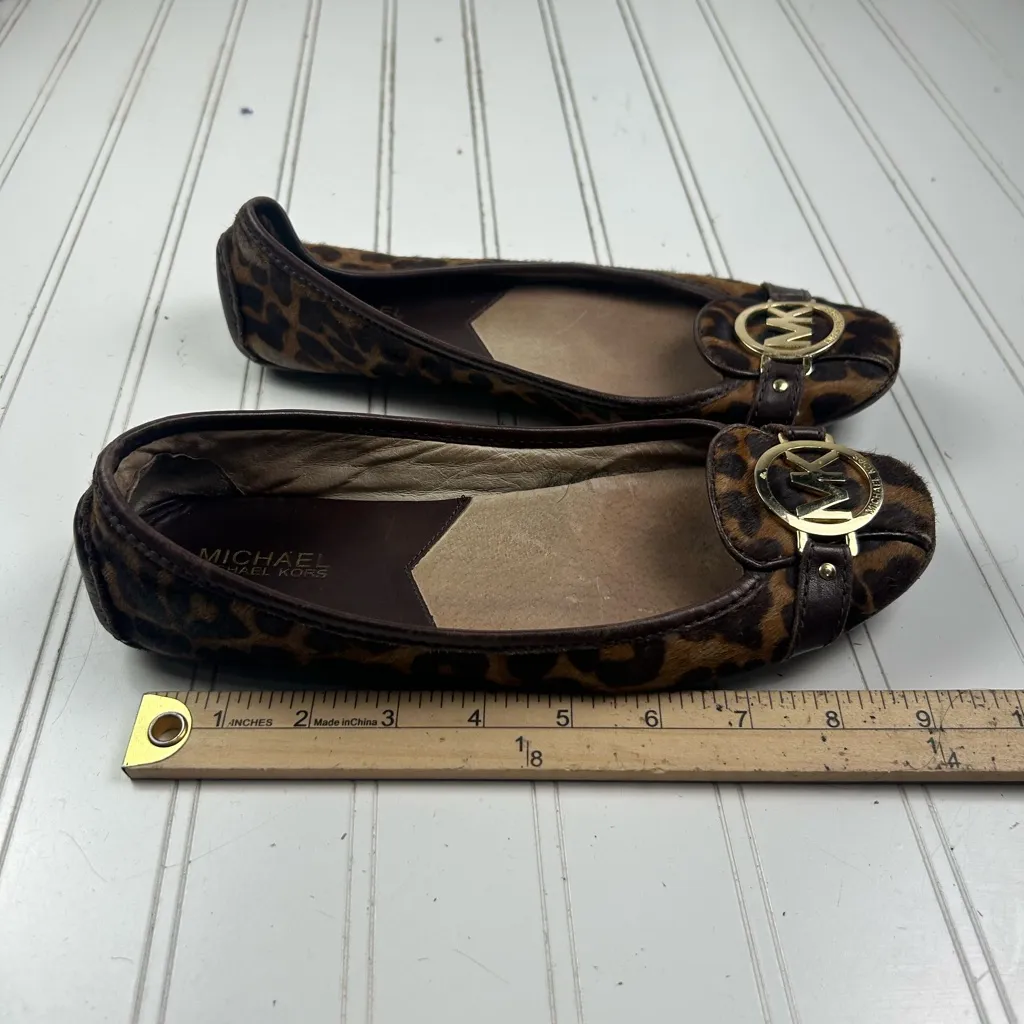 Michael Kors Fulton Calf Hair Moccasin Logo Loafer Flats Women’s Size 8-8.5 - Image 5