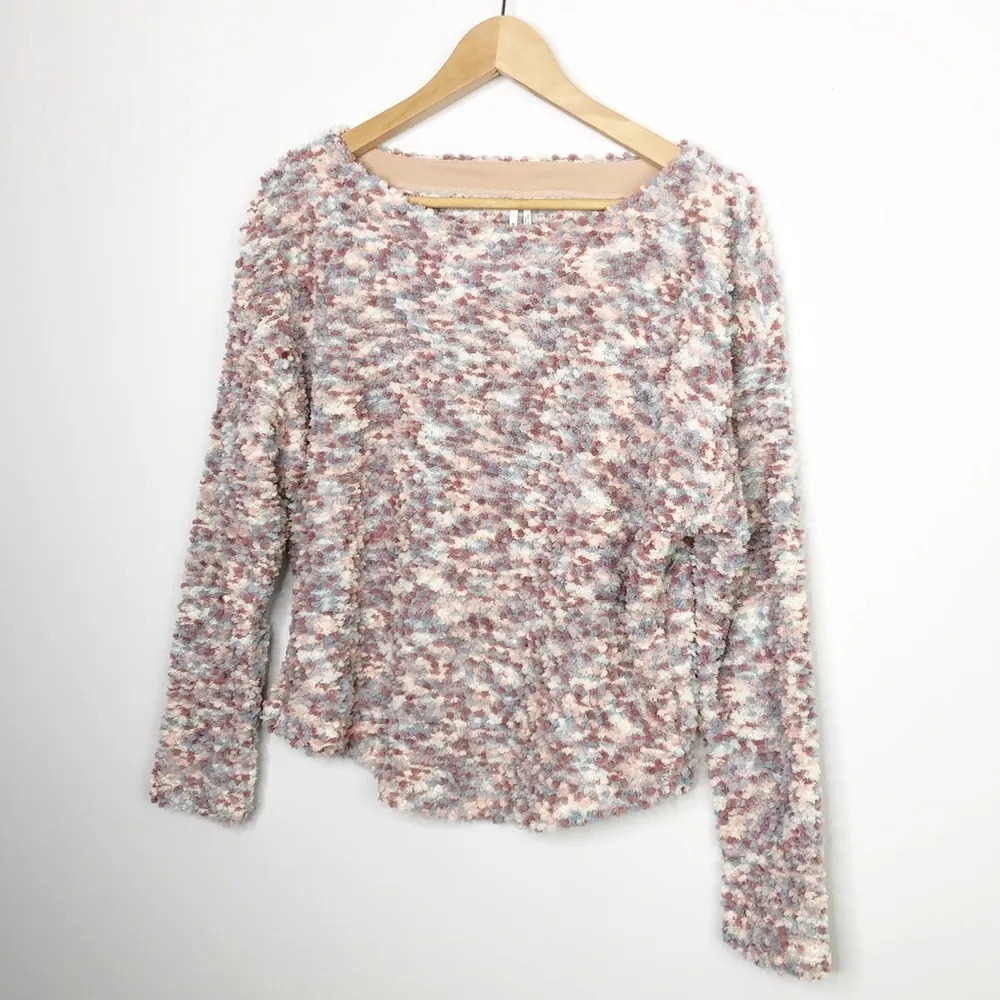 ANTHROPOLOGIE multicolor chenille popcorn sweater - Image 10