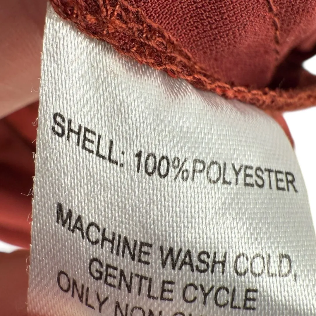 House of Harlow Sleeveless Satin Slip Maxi Dress Size Medium‎ Feminine Romantic Red - Image 16