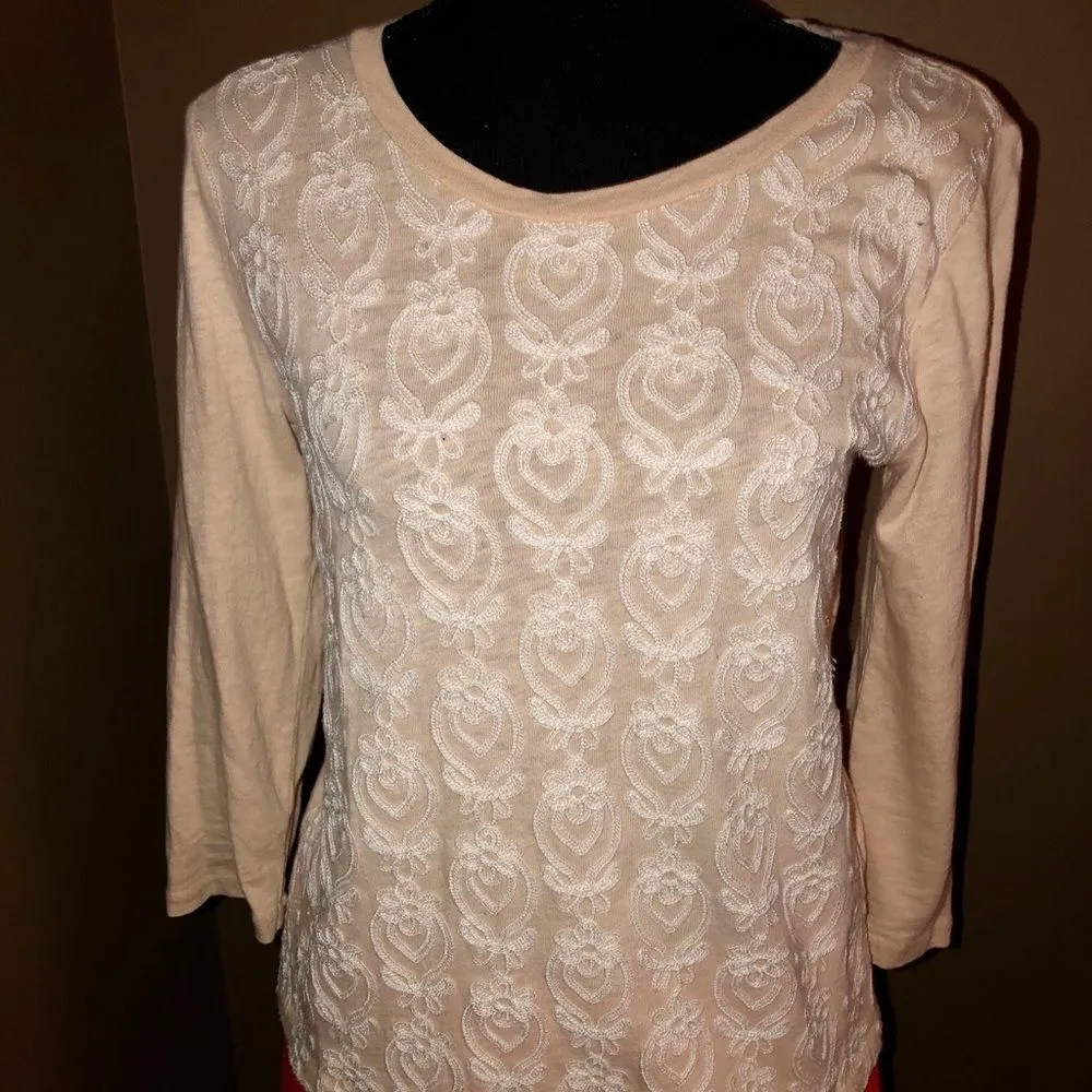 J.Crew Blouse w/ Embellished Decor - Image 3