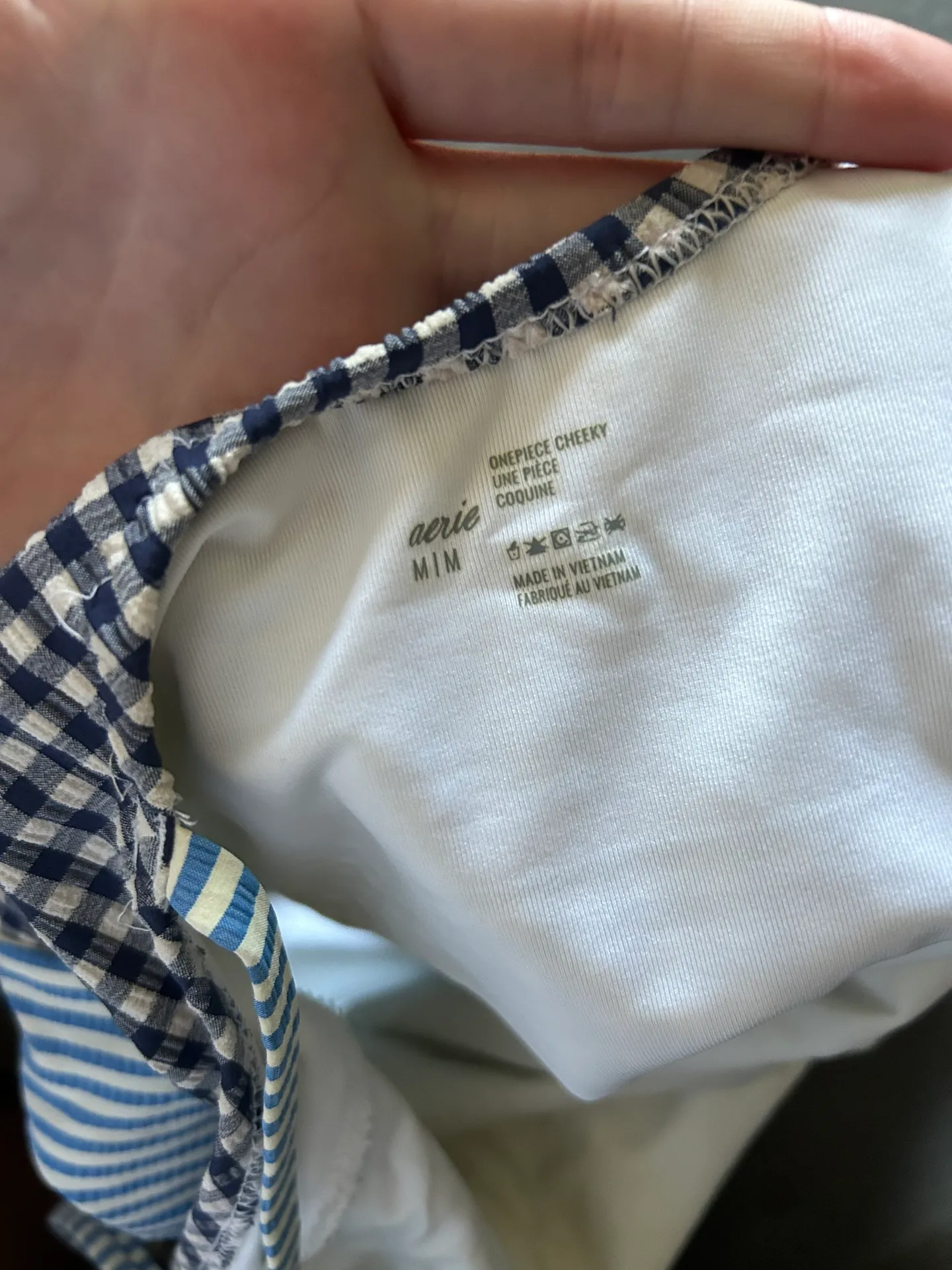 Aerie Navy & White  Swimsuit - Image 3