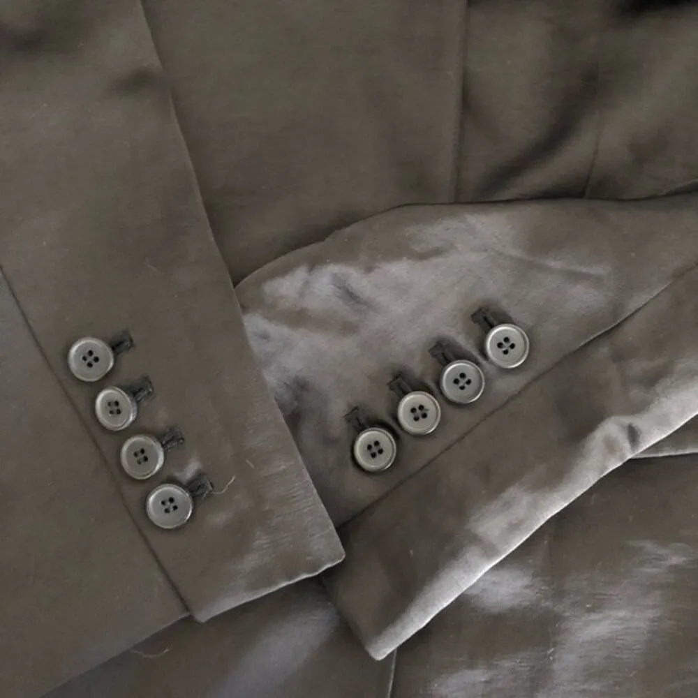 VINCE CAMUTO Black Blazer Double Breasted Jacket Womens Size 10 - Image 8