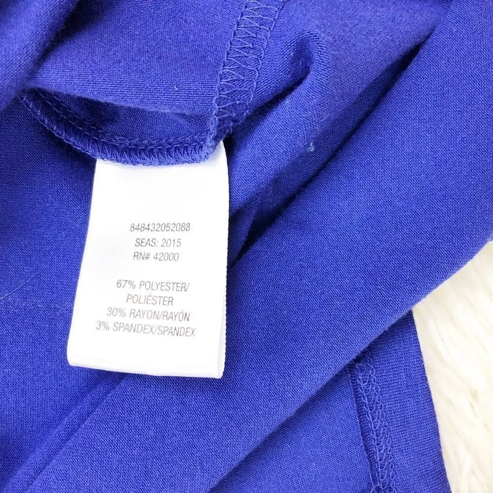 Bongo Bright Blue Cutout Bodycon Dress Small - Image 6