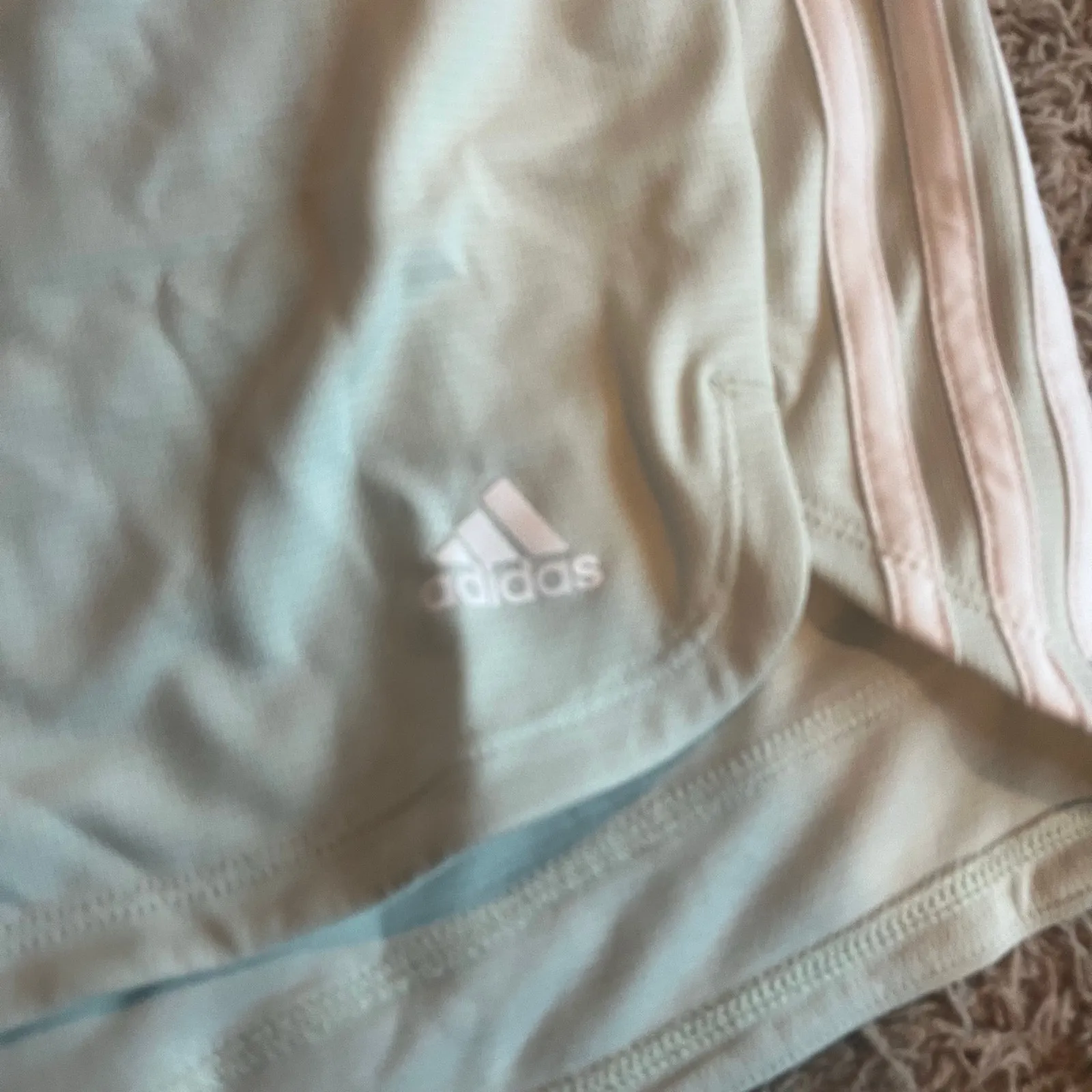 NWT! Adidas Women's Green / White Pacer 3 Stripes Knit Athletic Shorts Size 3X - Image 8